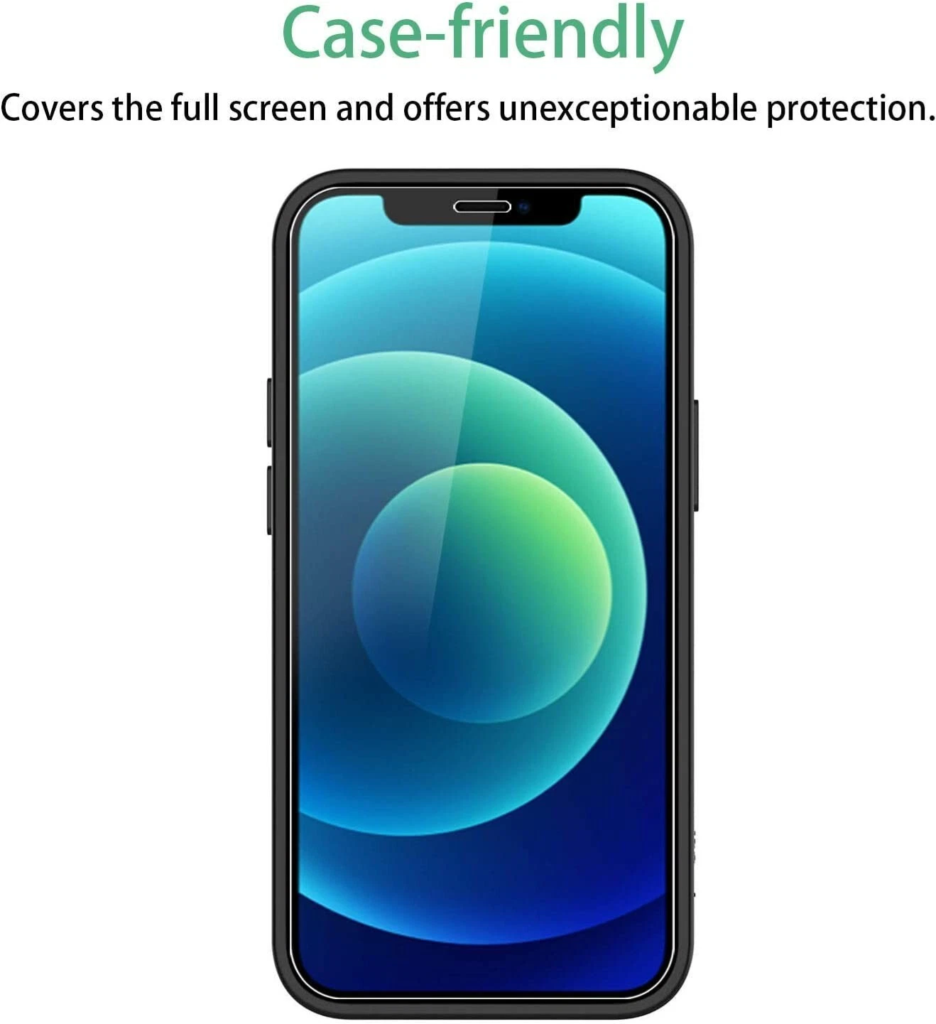 2x Tempered Glass Screen Protector for iPhone 12/12 Pro - photo 4