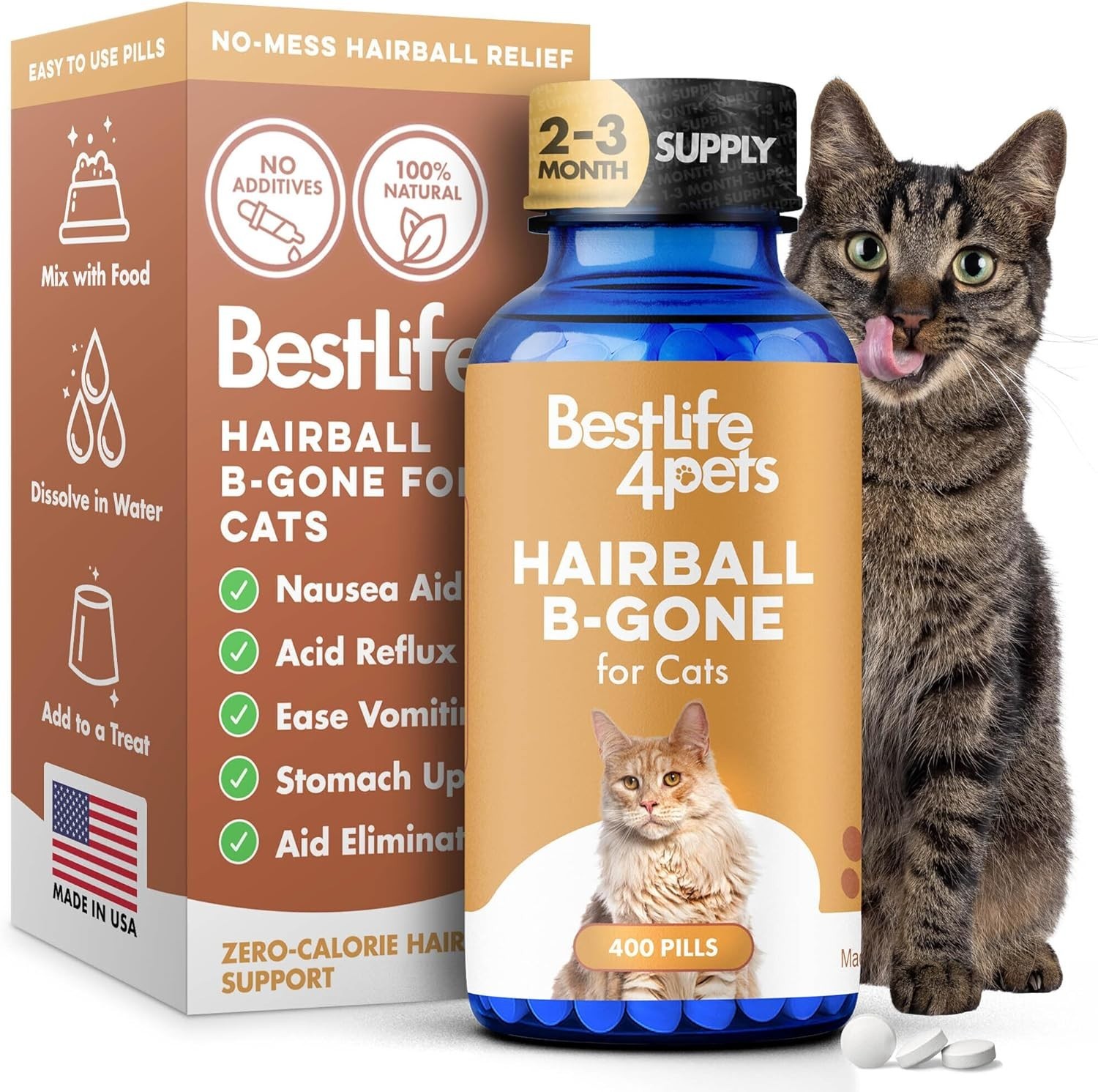 Hairball Treatment for Cats & Stomach Comfort