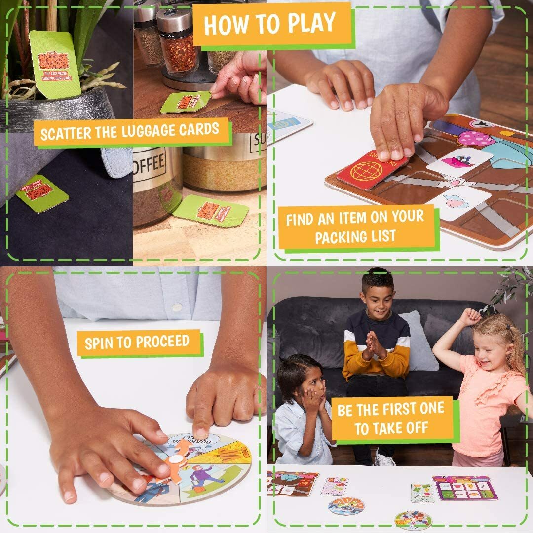 Baggage Blunder Fast-Paced Luggage Scavenger Hunt Board Game - photo 2