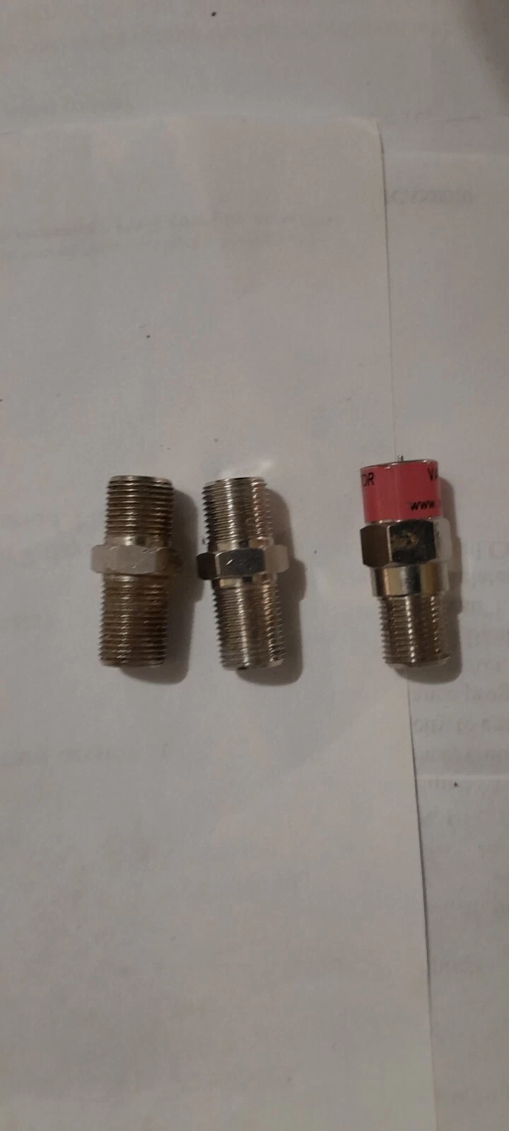 3 GHz F Type Female to Female F-81 Barrel Connector Coaxial Coup