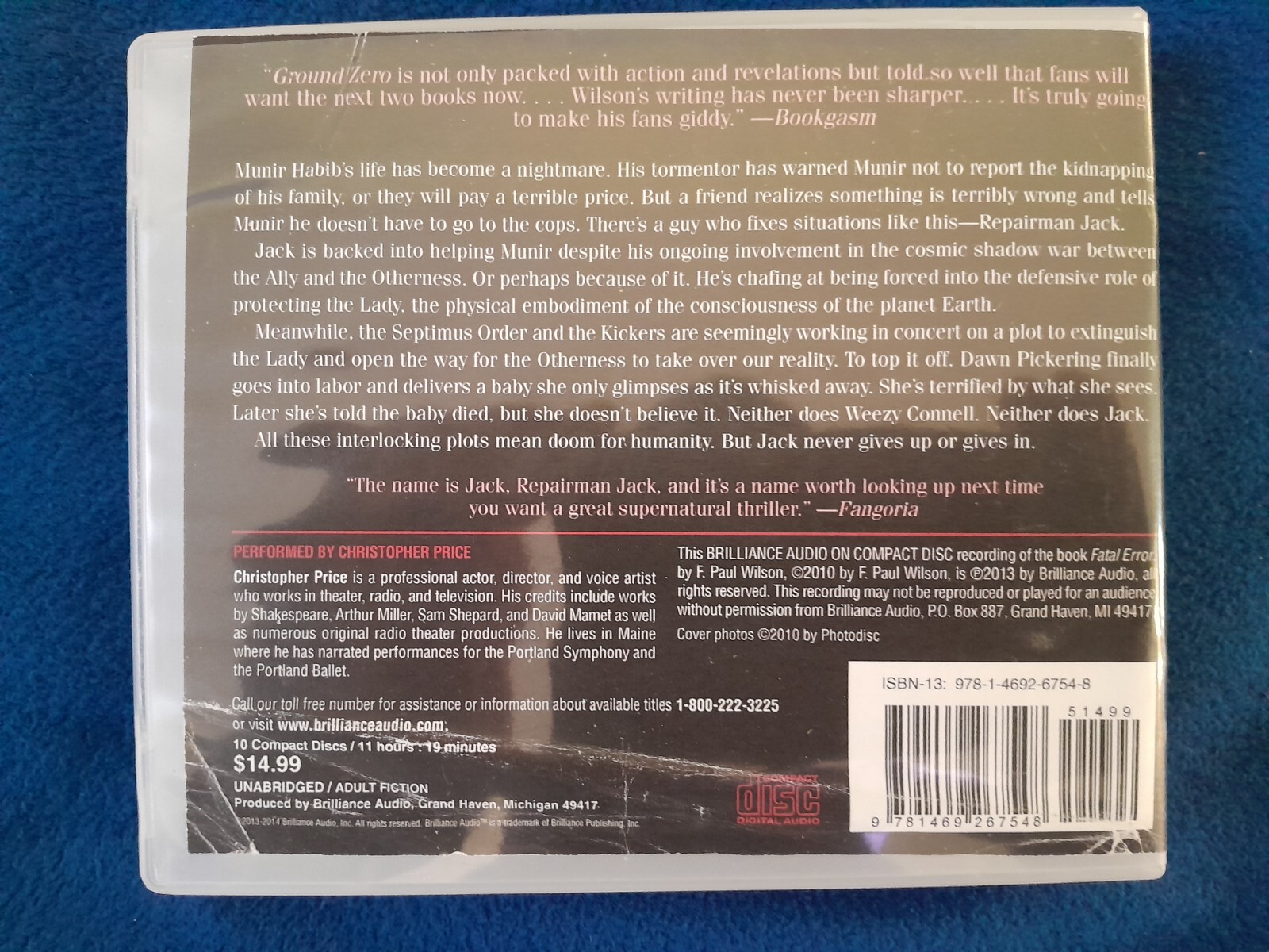 Fatal Error (Repairman Jack Series) - MP3 CD - photo 2
