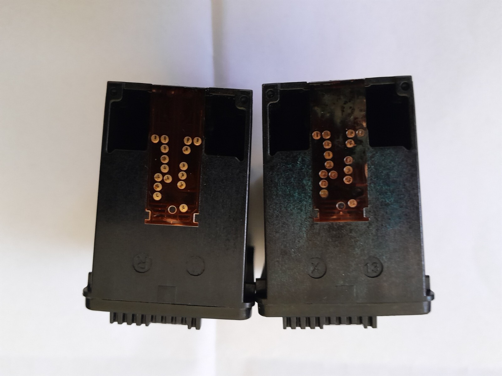 Genuine HP 61 Black Ink Empty Cartridges Lot of 2 Authentic - photo 2