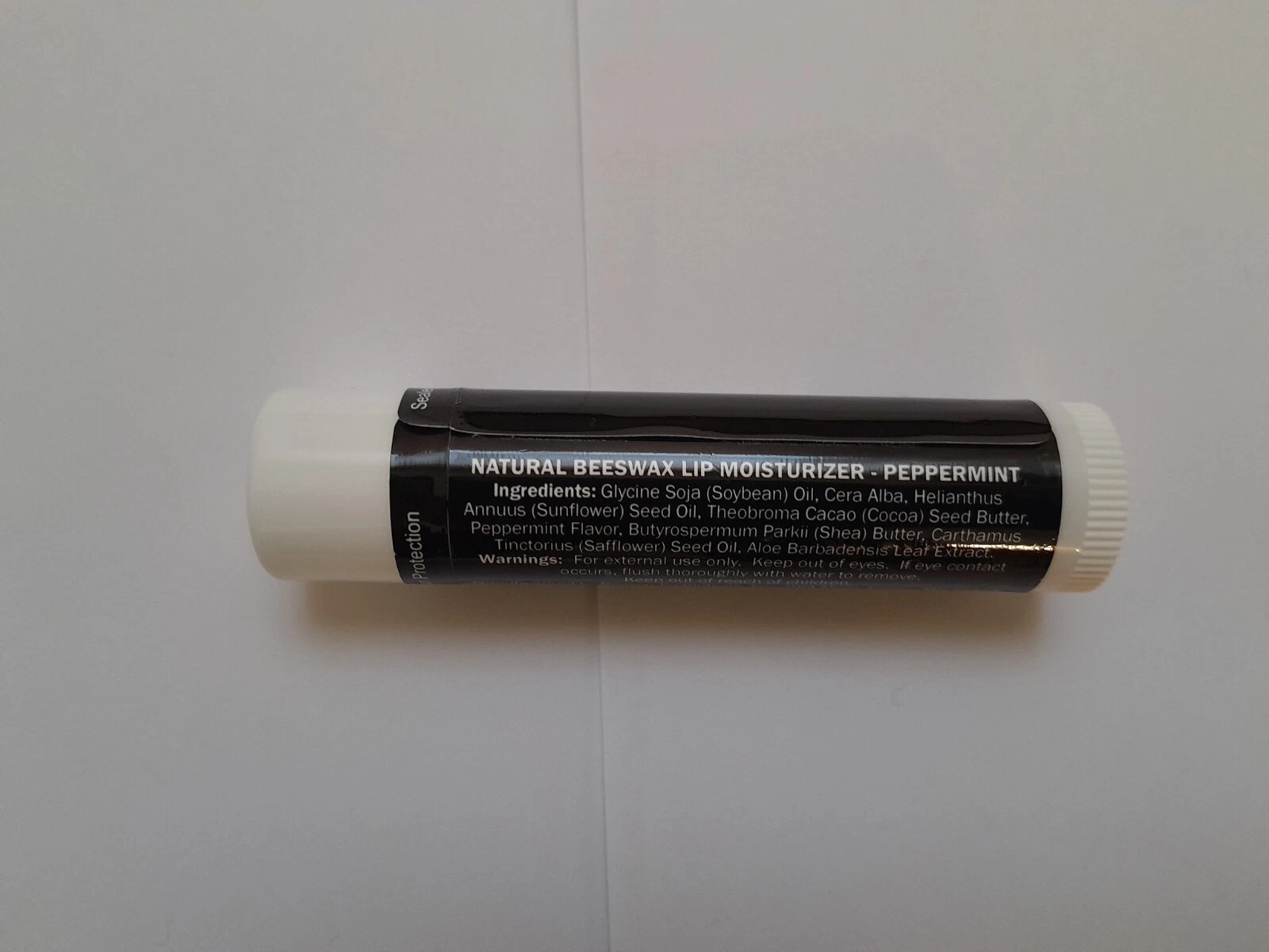 EarthxTV Lip Care Beeswax Lip Balm Peppermint 0.15oz - photo 2