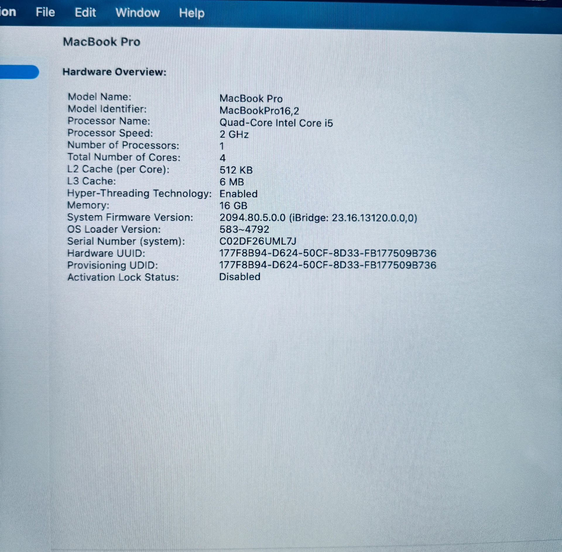 Apple Macbook Pro 13" 2020 i5 16GB RAM 1TB SSD TouchBar - photo 4