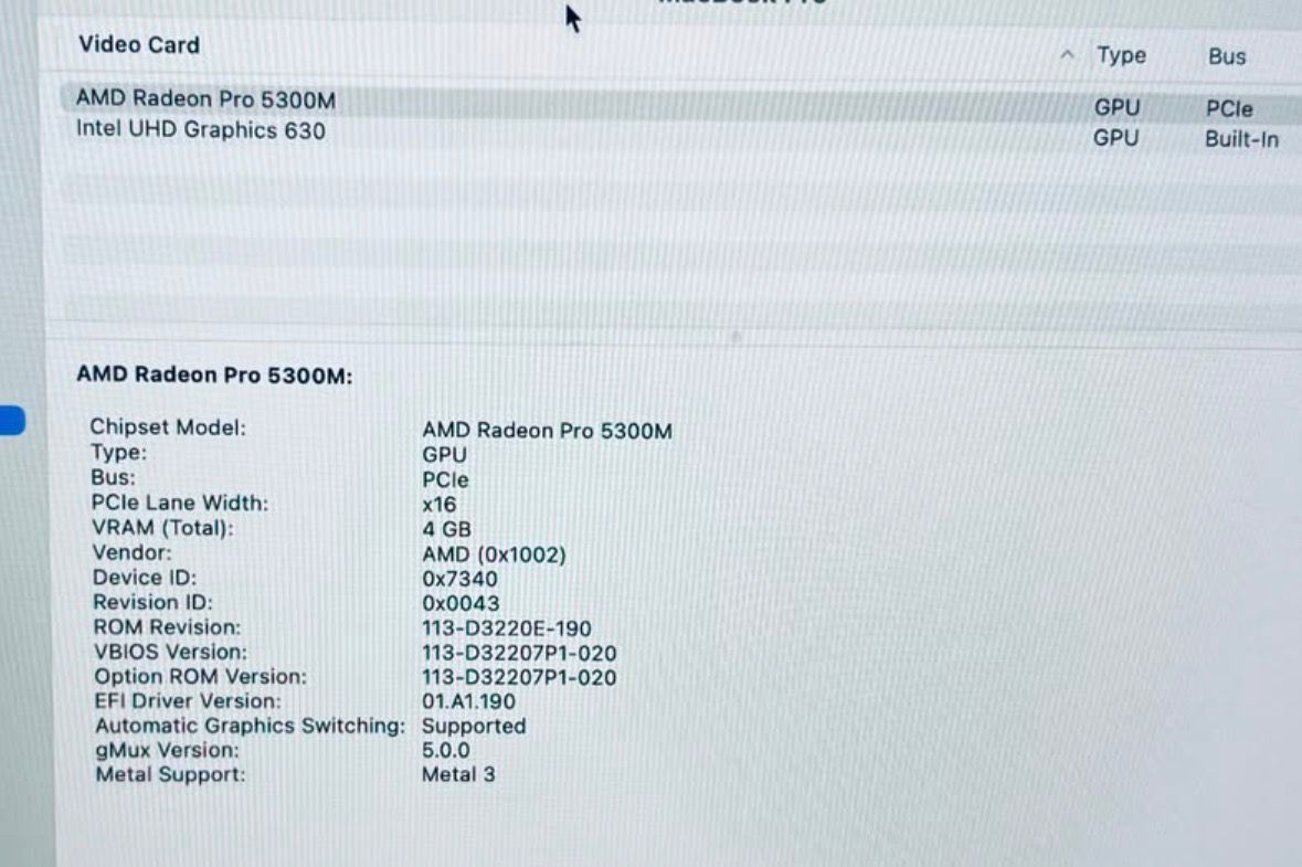 Apple MacBook Pro 16" 2019 i9 64GB RAM 512GB Radeon Pro 5300M - photo 3