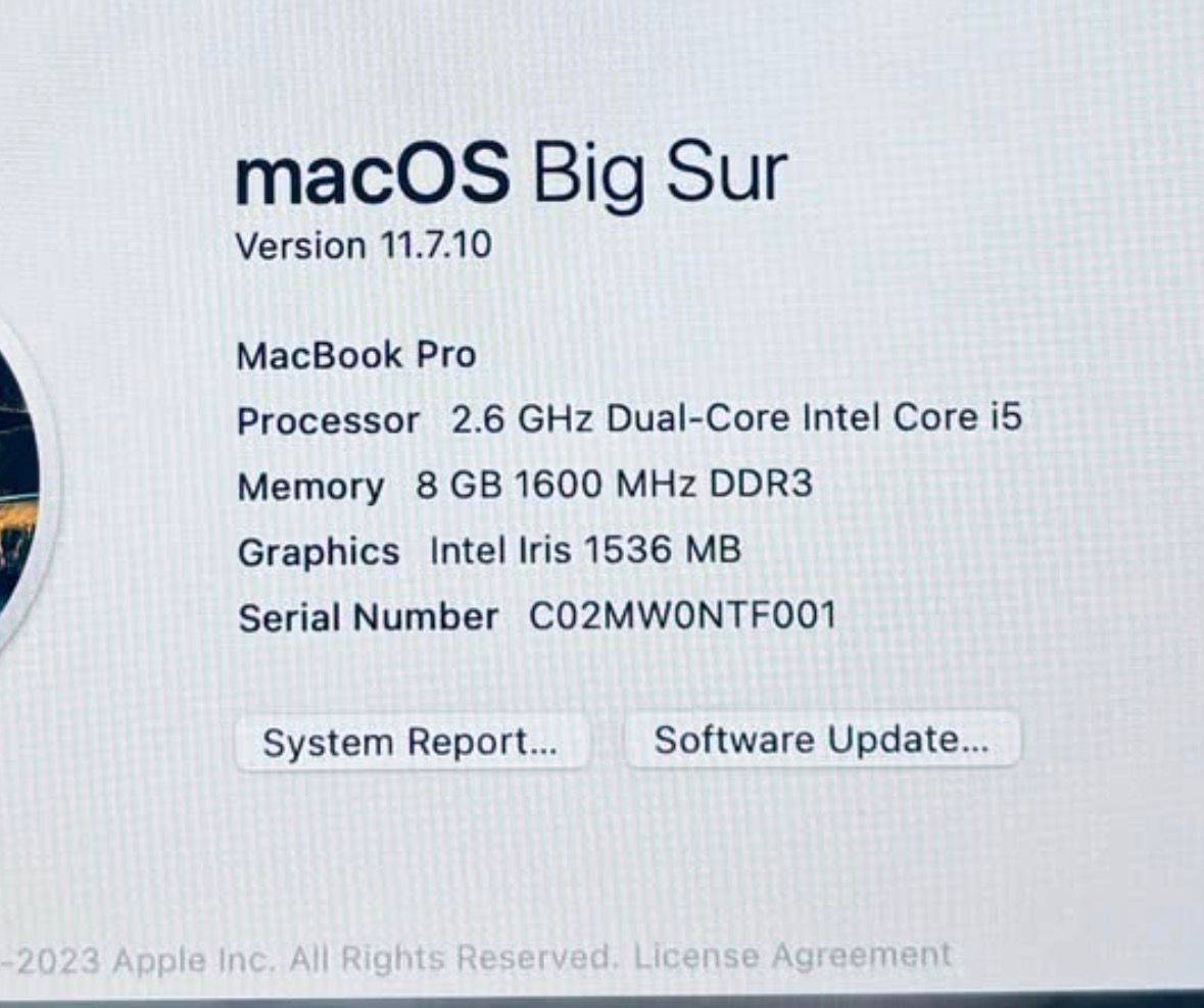 Apple MacBook Pro Late 2013 Core i5 8GB 512GB SSD - photo 3