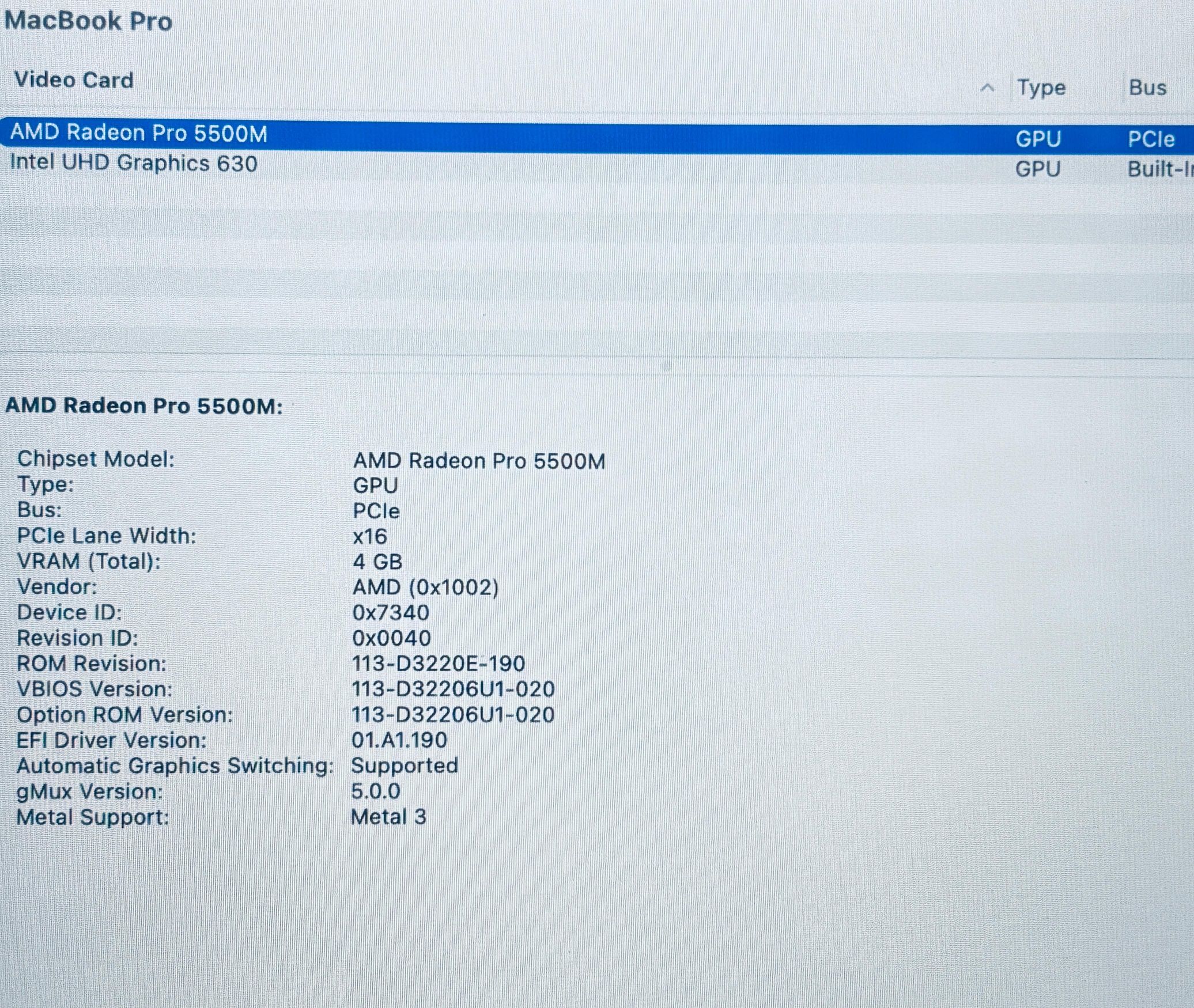 MacBook Pro 16" 2019 i9 16GB RAM 1TB SSD Radeon Pro - photo 3