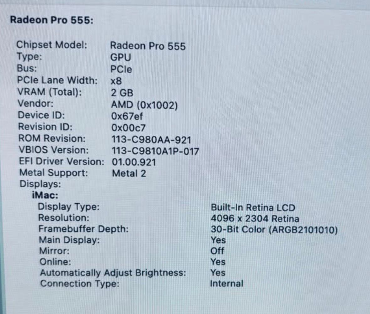 Apple iMac 21” Retina 4K 2017 i5 8GB 256GB Radeon PRO 555 - photo 5