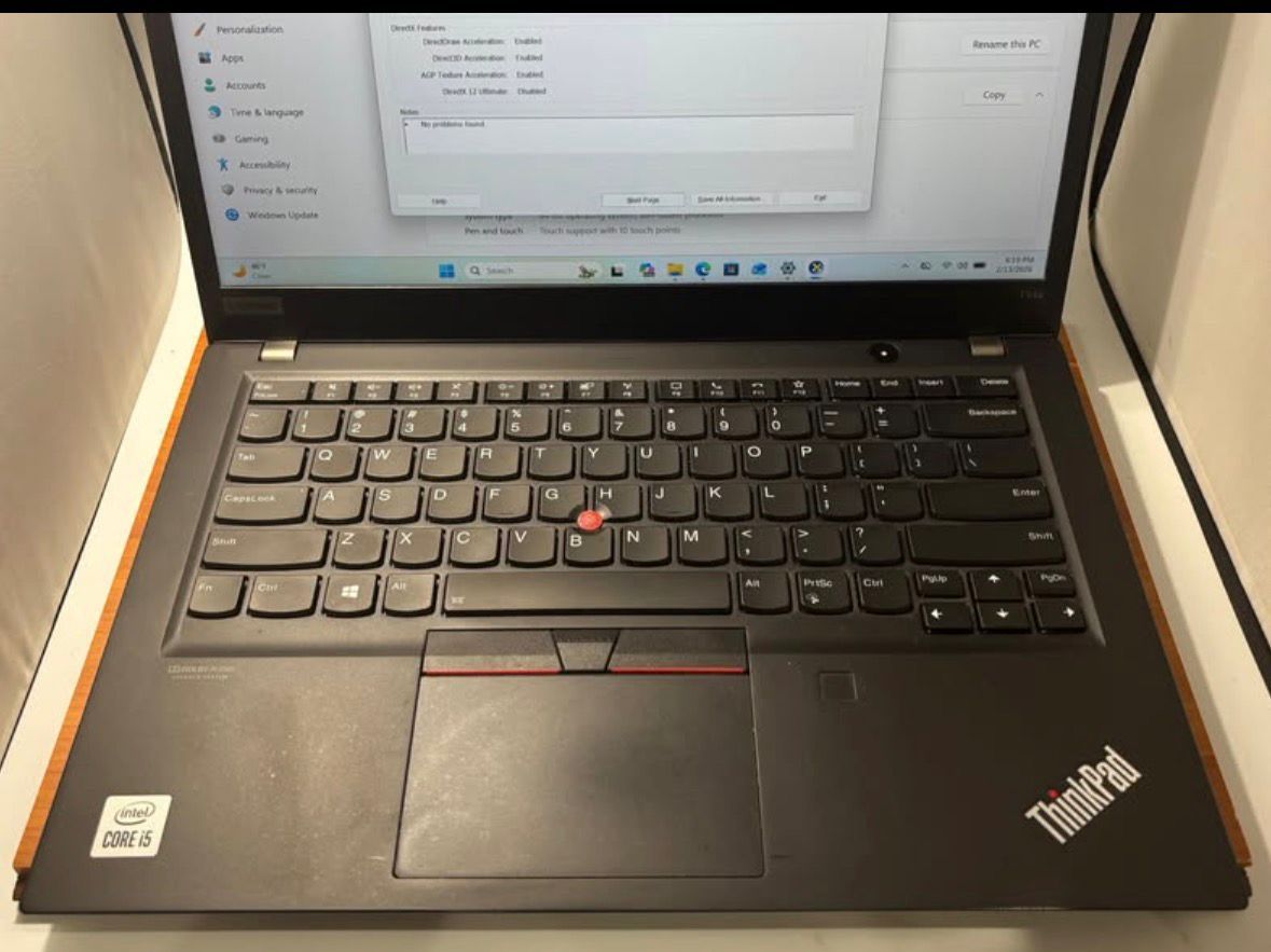 Lenovo T14S Touchscreen Laptop - Core i5, 16GB RAM, 512GB SSD - photo 2