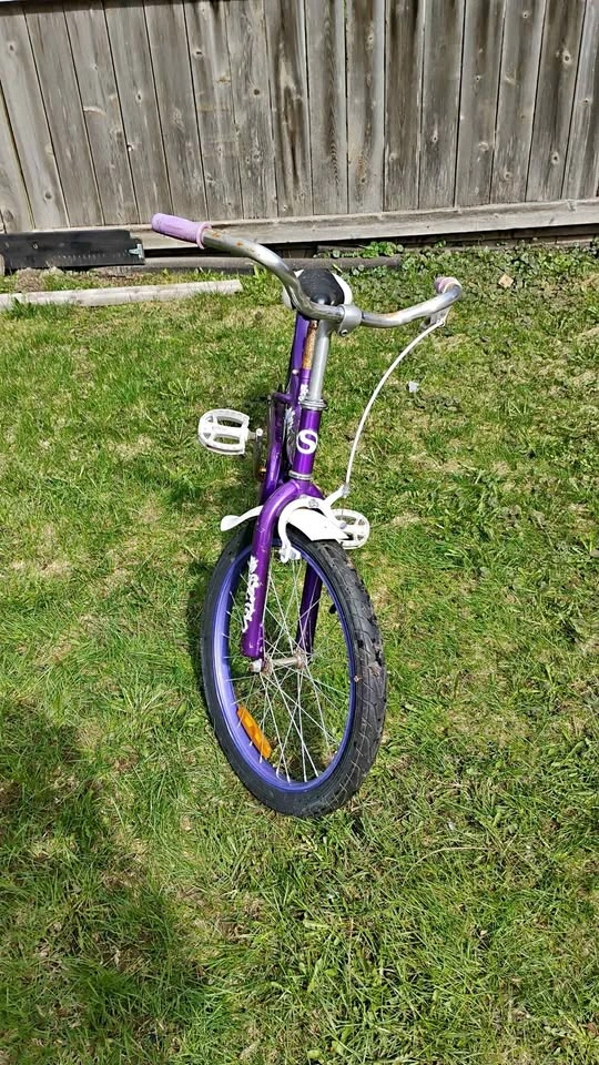 16 inch Supercycle purple girls bike