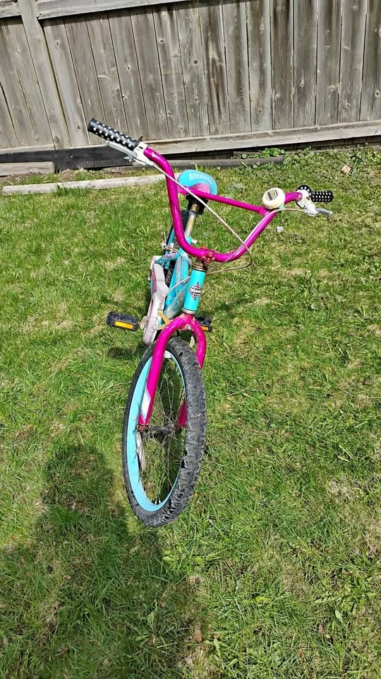 16 inch Huffy Pink girls bike