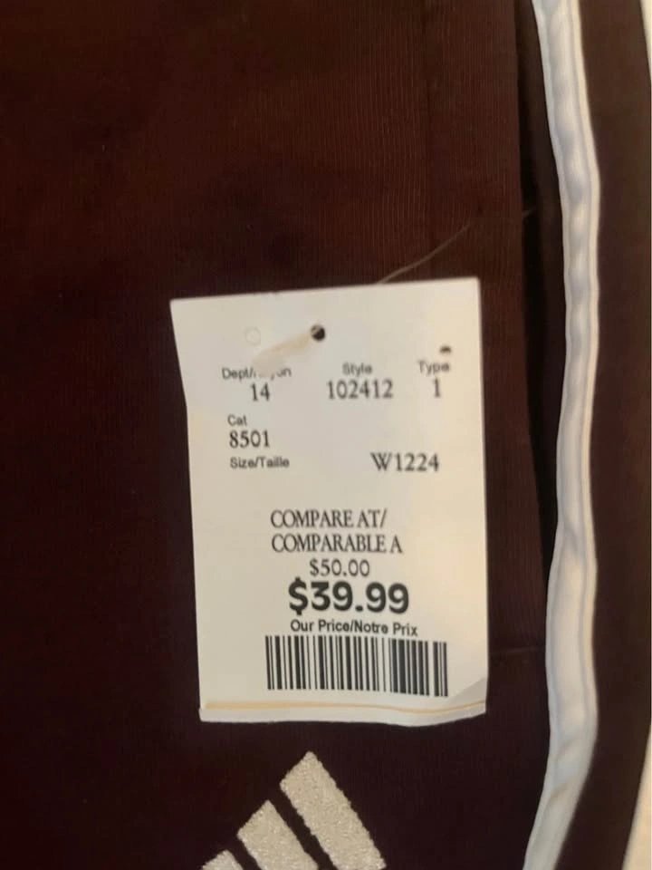 Adidas Burgundy Pants - photo 3
