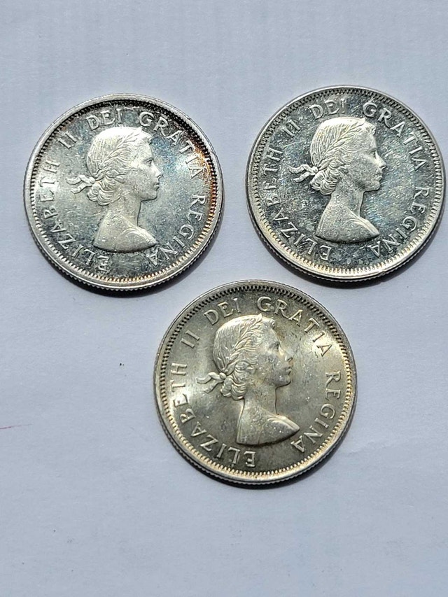 1963-1964 Canadian Silver Quarters - photo 2