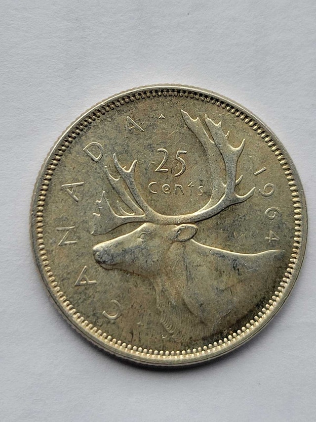 1963-1964 Canadian Silver Quarters - photo 4