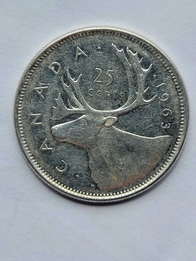 1963-1964 Canadian Silver Quarters - photo 5