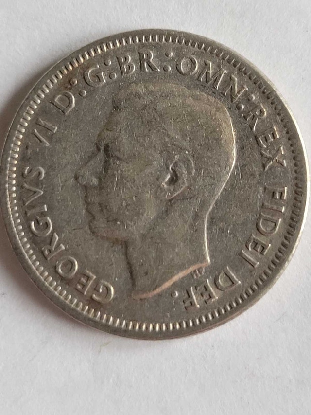 1950 Australian Silver Shilling - photo 2