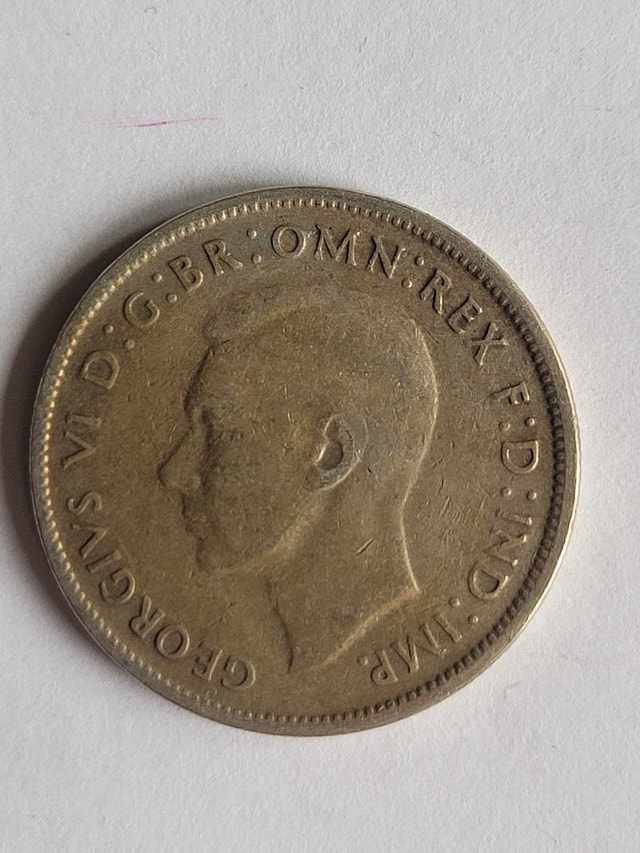 1947 Silver Australian Florin - photo 2