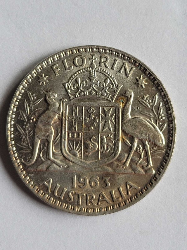 1963 Australian Silver Florin - photo 2