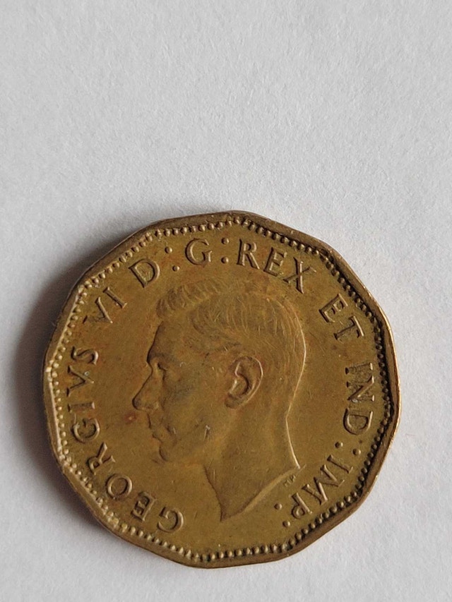1943 Tombac 5 Cent Canadian Coin - photo 2