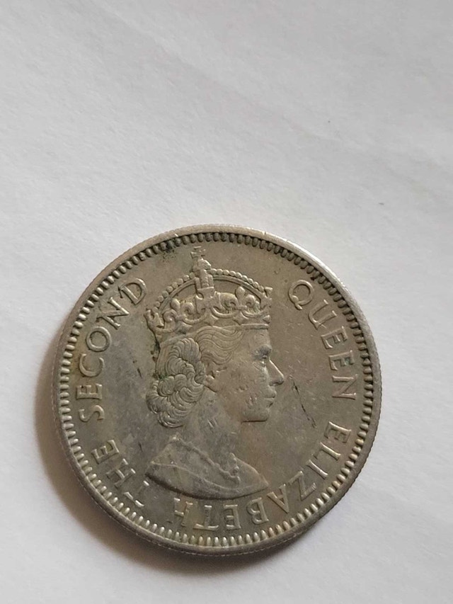 1965 Eastern British Caribbean Territories 25 Cents Coin - photo 2