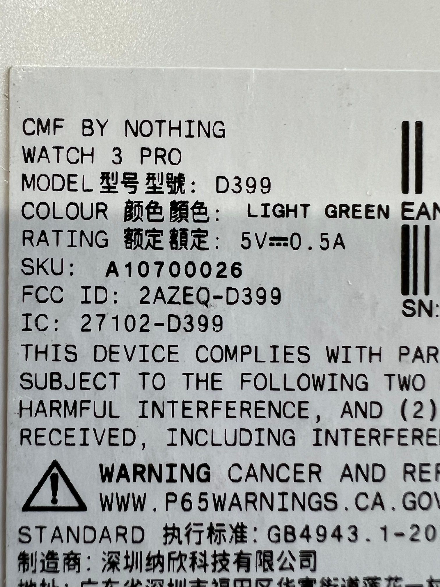 Nothing Watch 3 Pro 43" New in Box (D399) - photo 3