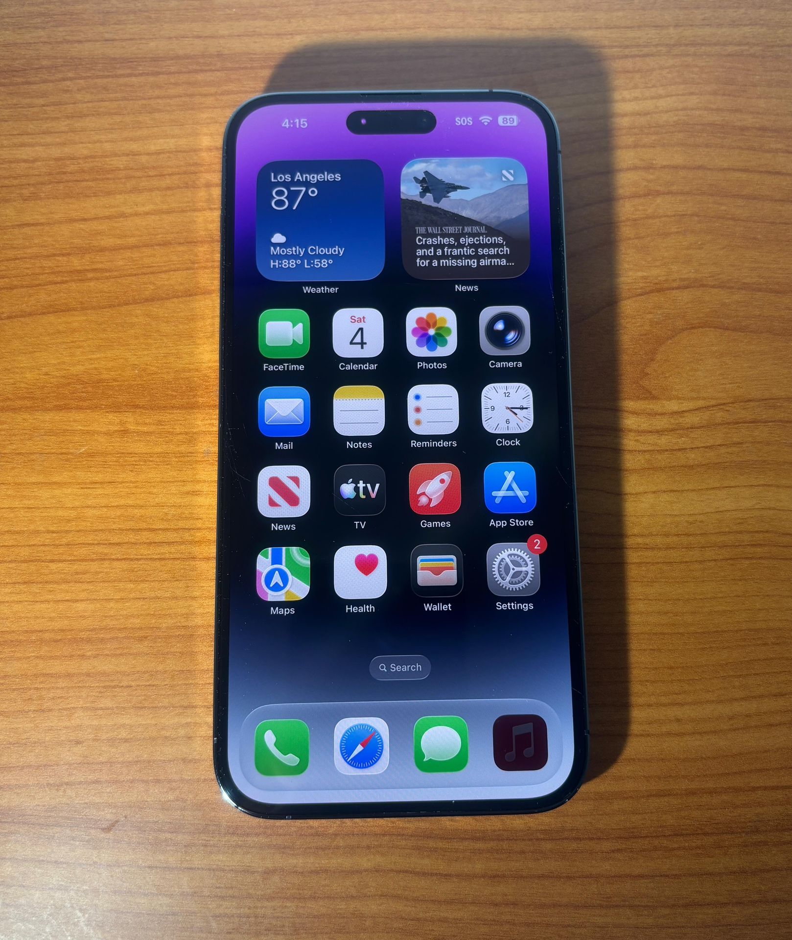 Apple iPhone 14 Pro Max 128GB Unlocked - Scratches on Screen