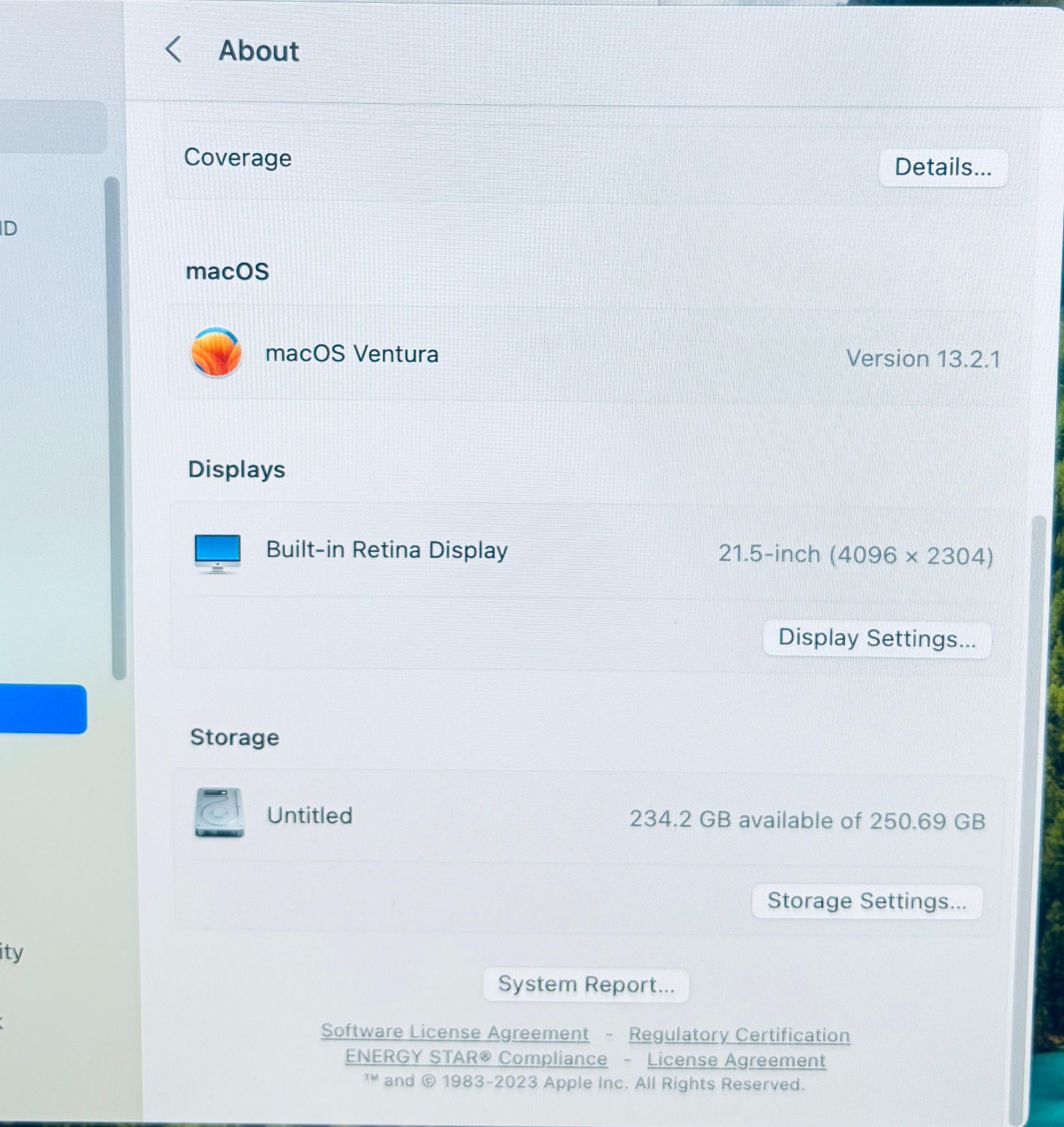 Apple iMac 21” Core i5 8GB 256GB - Bad Camera - photo 3