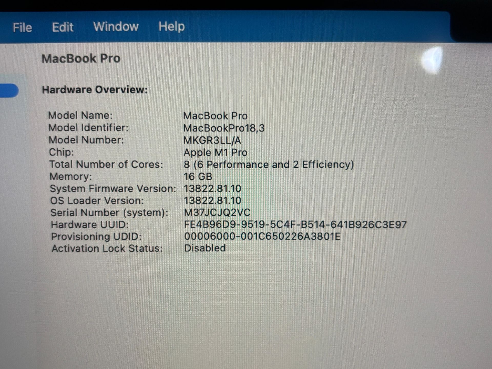 Apple MacBook Pro 14” M1 PRO 16GB 512GB Like New - photo 3