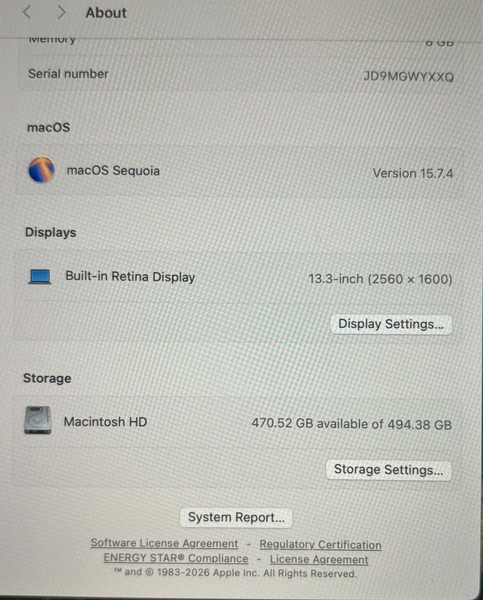 Apple MacBook PRO 13” 2022 TouchBar M2 8GB 512GB SSD - photo 2