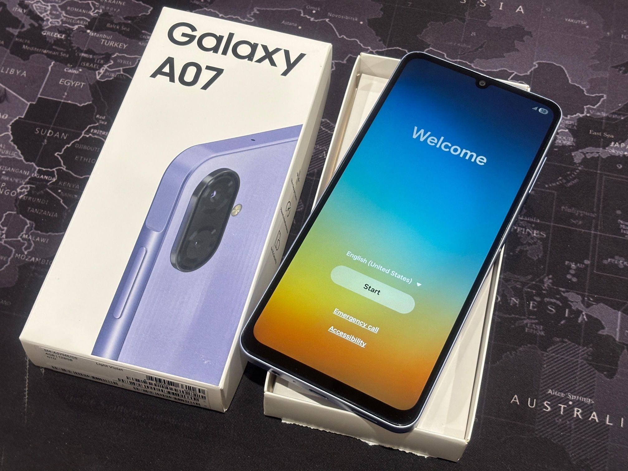 Samsung Galaxy A07 128GB Light Violet - Brand New
