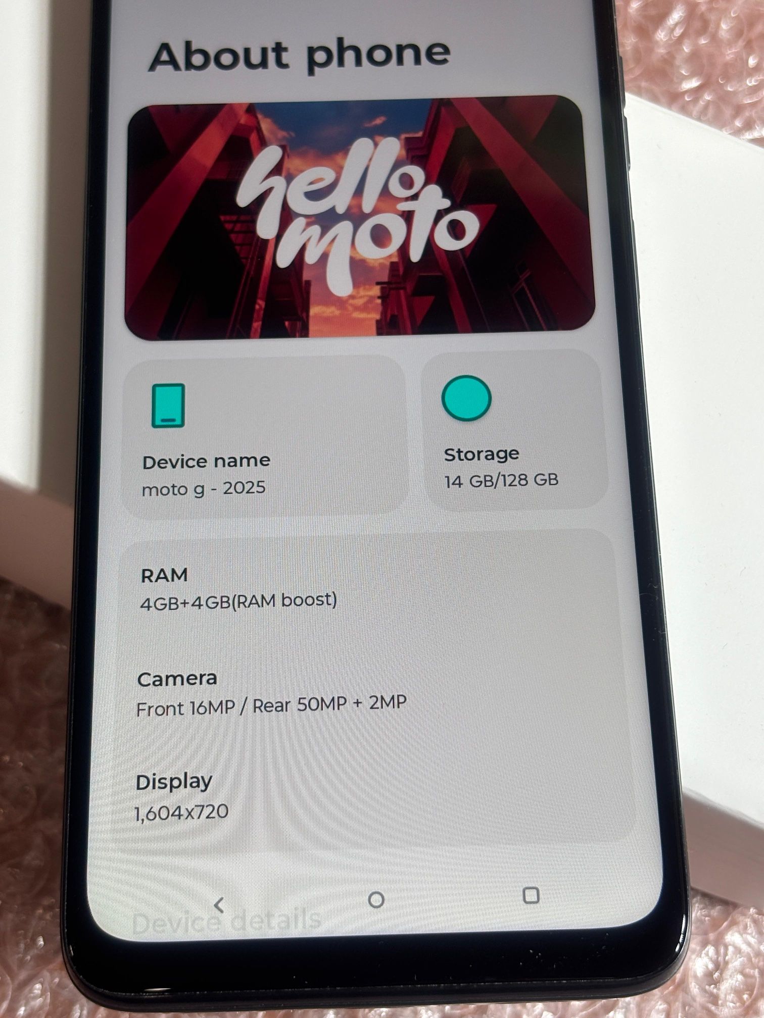Motorola Moto G 5G 2025 128GB UNLOCKED - photo 5