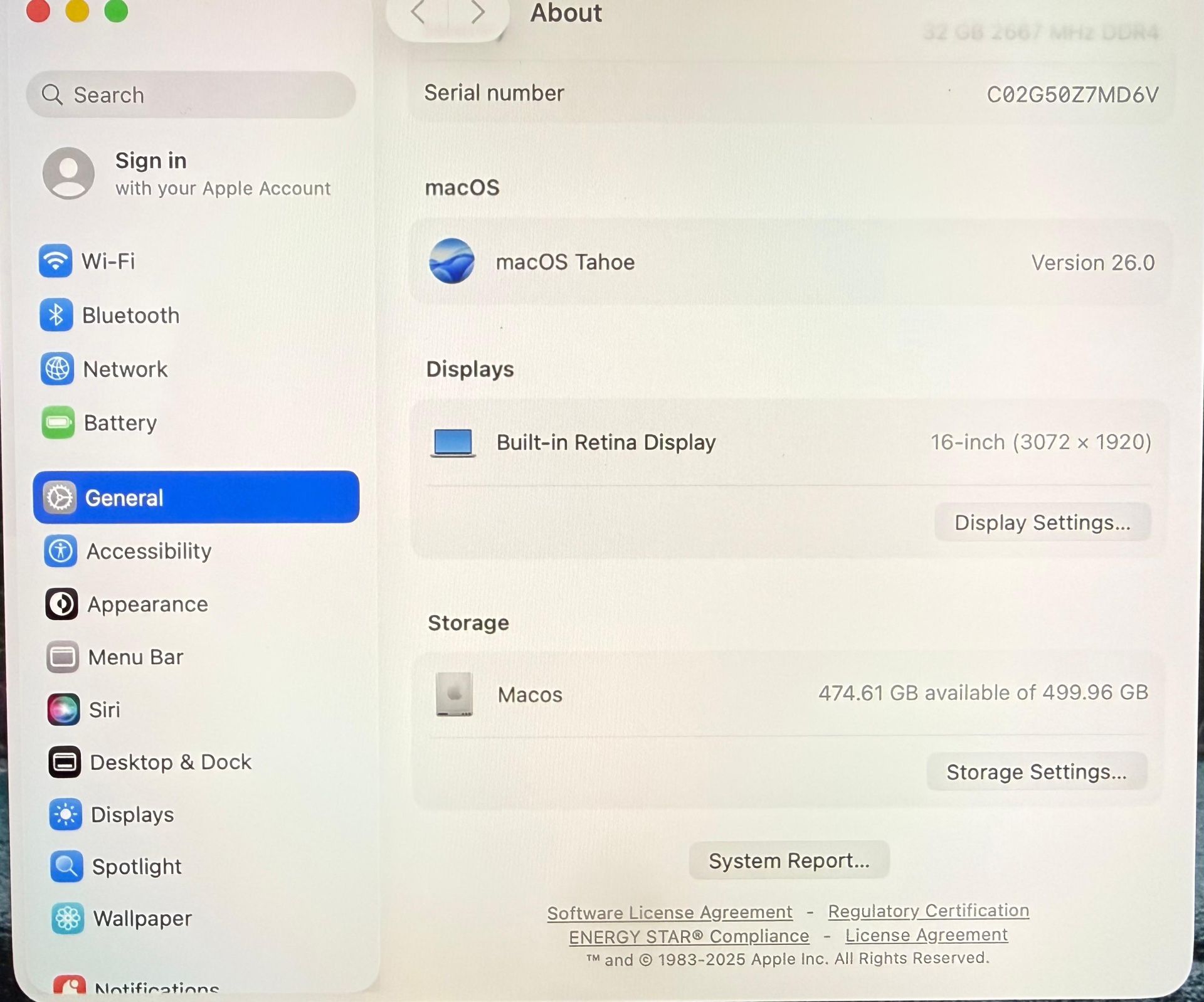 Apple MacBook Pro 16” 2019 i9 32GB RAM 512GB SSD - photo 5