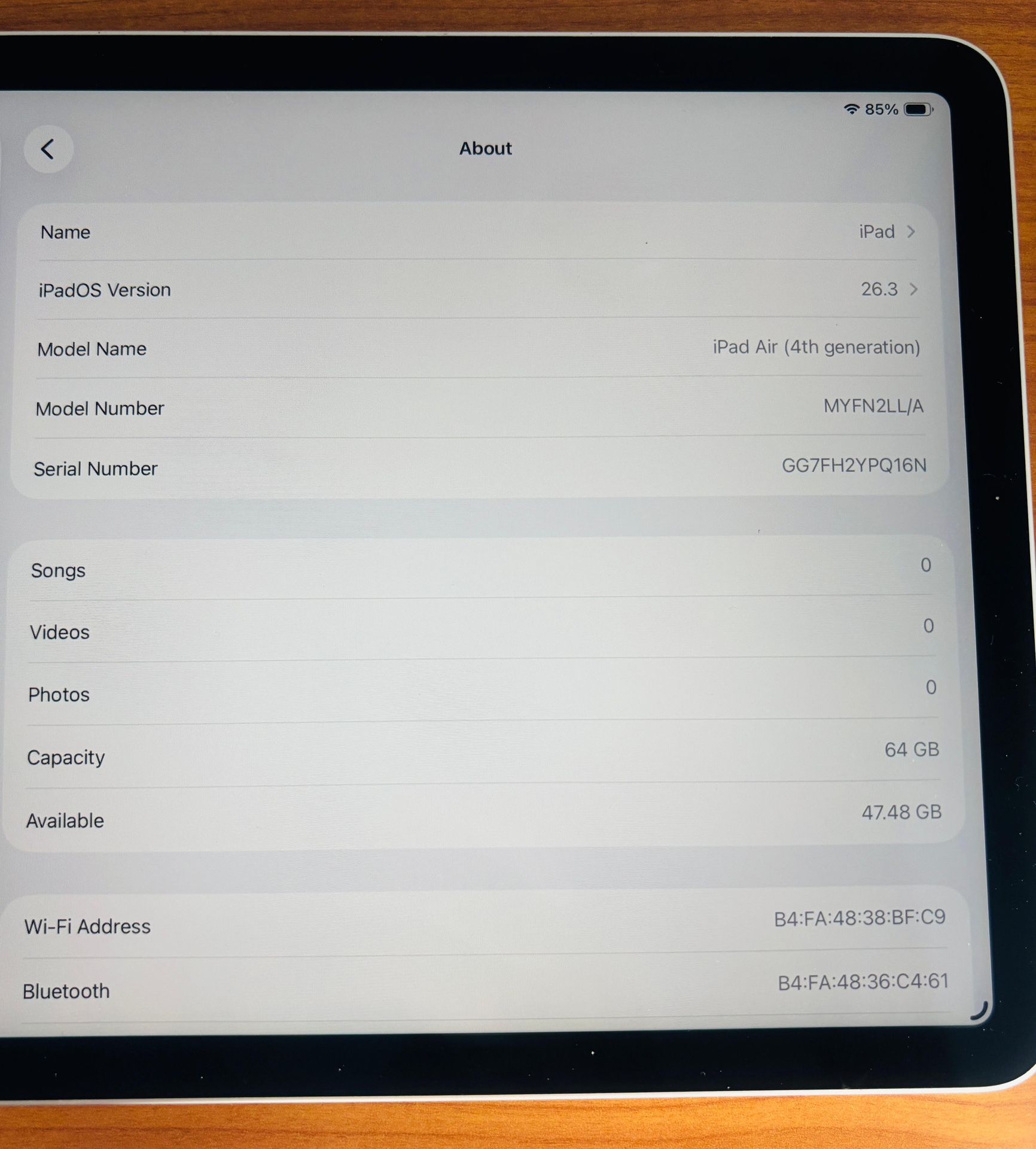 Apple iPad AIR 4th GEN 64GB Fully Functional - photo 3