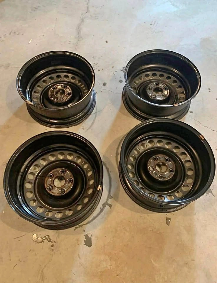 Toyota Steel Rims and Hubcaps - 15 inch