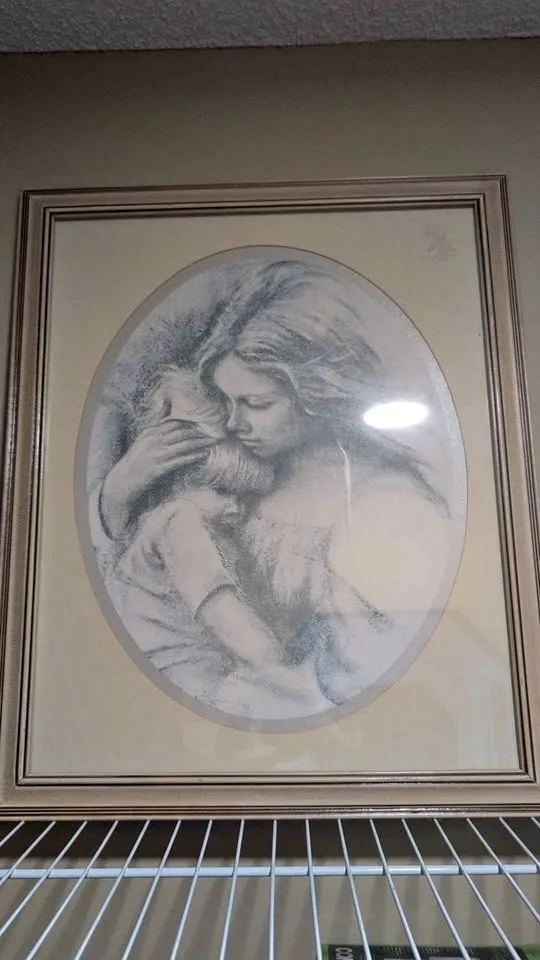 Framed Mother Child Art Print