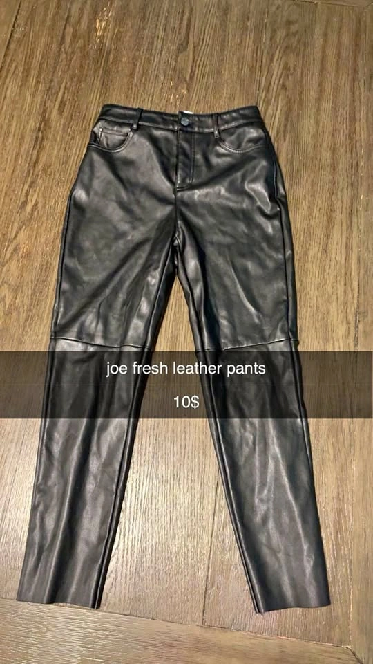 Joe Fresh Leather Pants