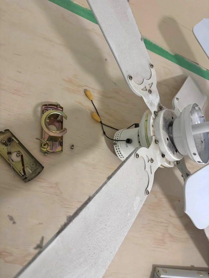 2 Ceiling fans with light
