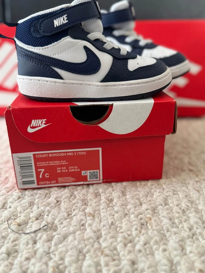 NIKE - Court Borough Mid 2 Velcro Shoes - photo 3