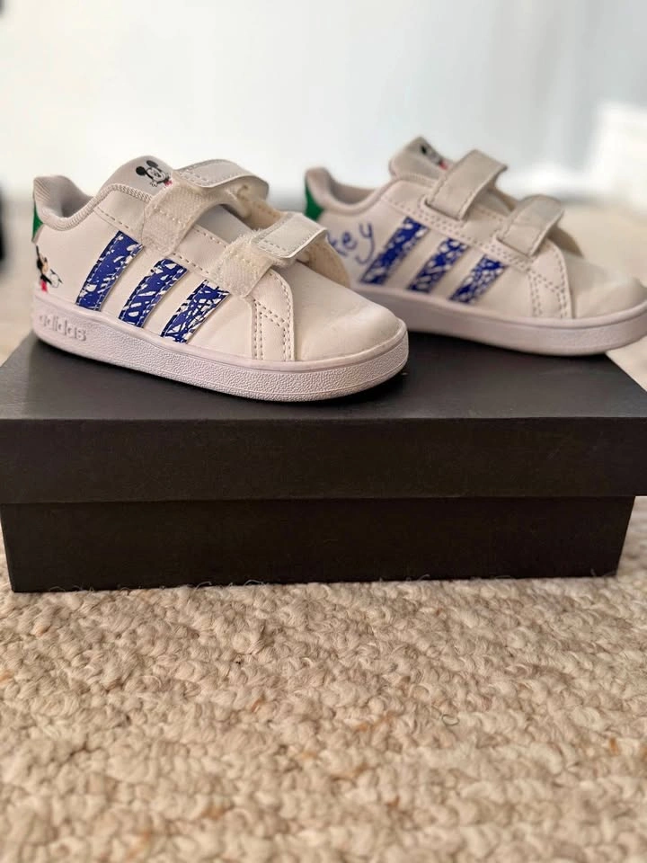 Adidas Disney Mickey Velcro Shoes - Toddler Size 6C