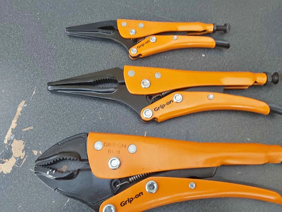 3 New Grip-On Locking Pliers (Read Ad)