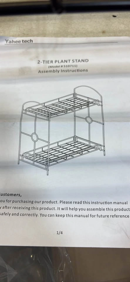 Yaheetech 2 Tier Plant Stand - photo 5