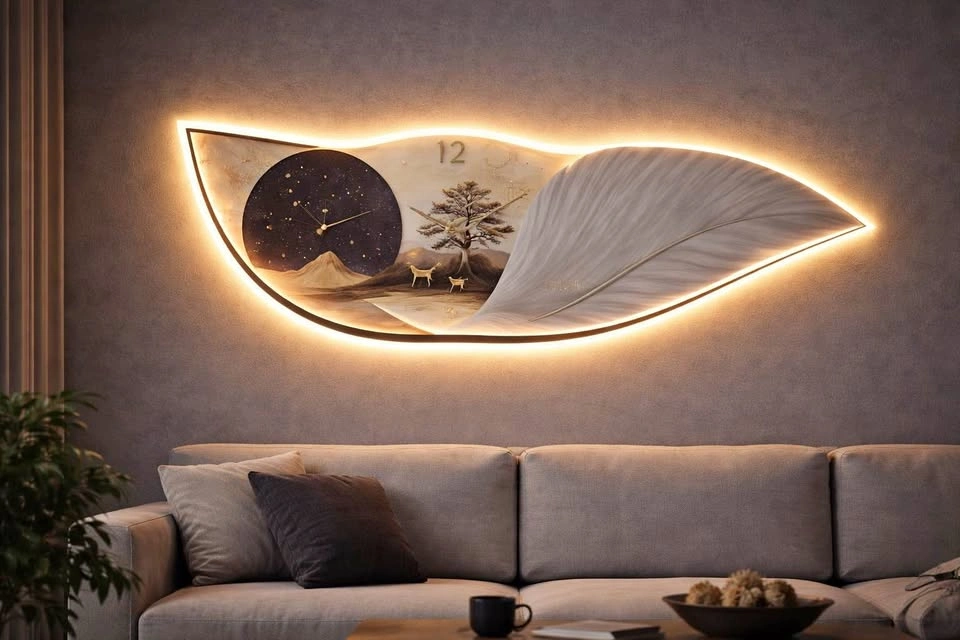 LED wall clock