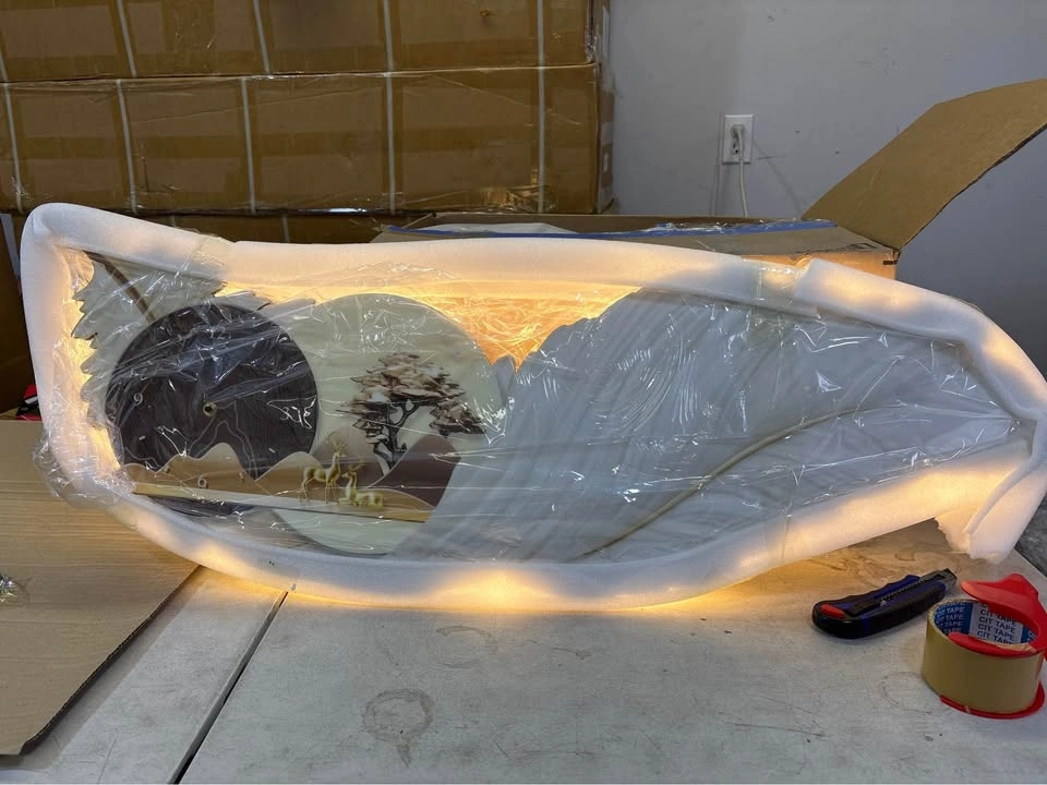 LED wall clock - photo 2