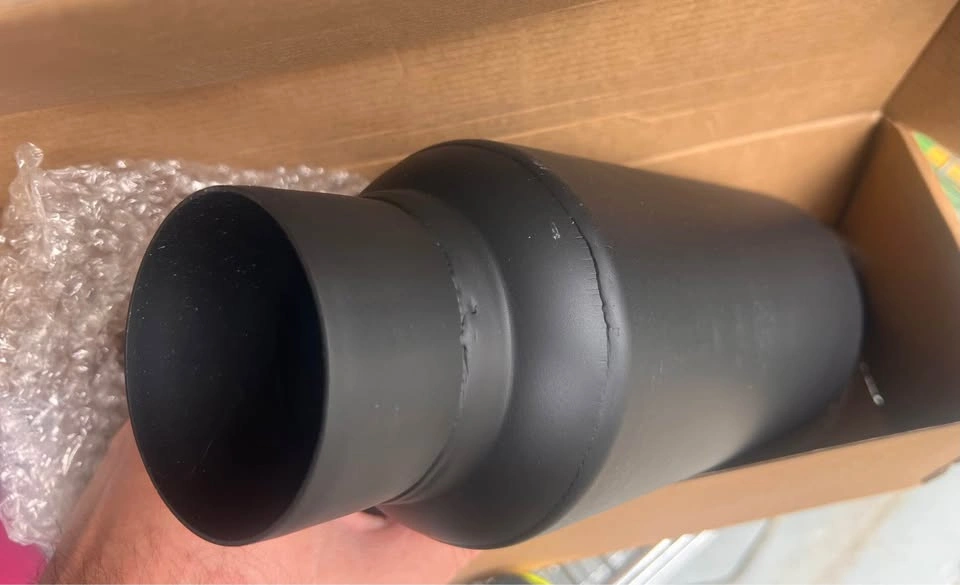 Professional 2.5 in/out Stainless Steel Resonator Muffler - photo 4