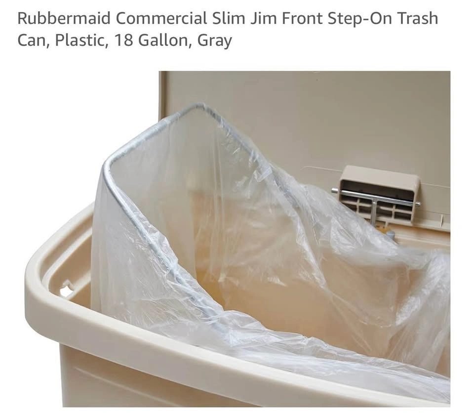 Rubbermaid Commercial SLIMJIM 68L STEP-ON Trash Bin - photo 5