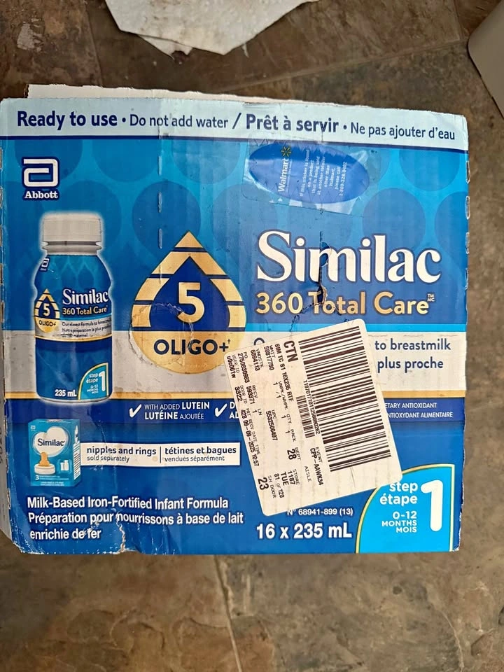 Similac Ready to Feed (20 bottles 235mL) & $55 Coupons