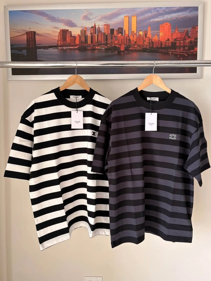 Celine Striped T-Shirt - photo 5