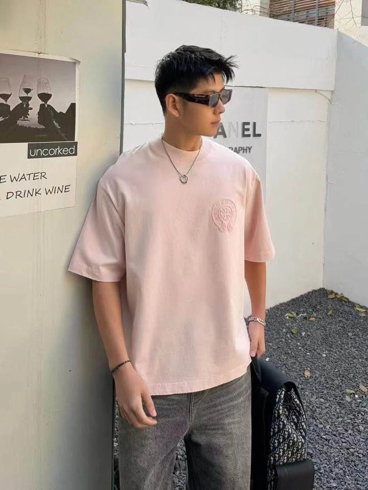 Chrome Hearts T-Shirt (Pink) - photo 2