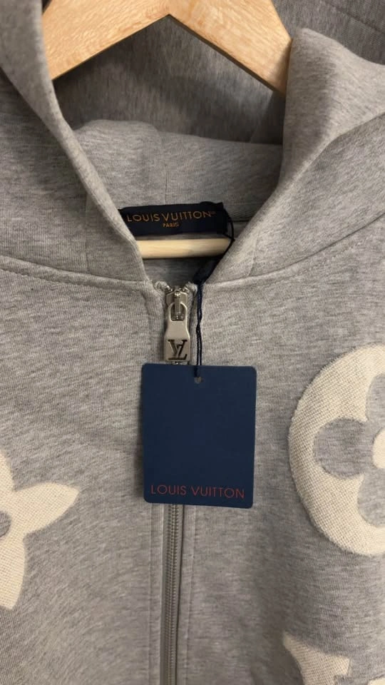 Louis V Hoodie (Grey) - photo 2