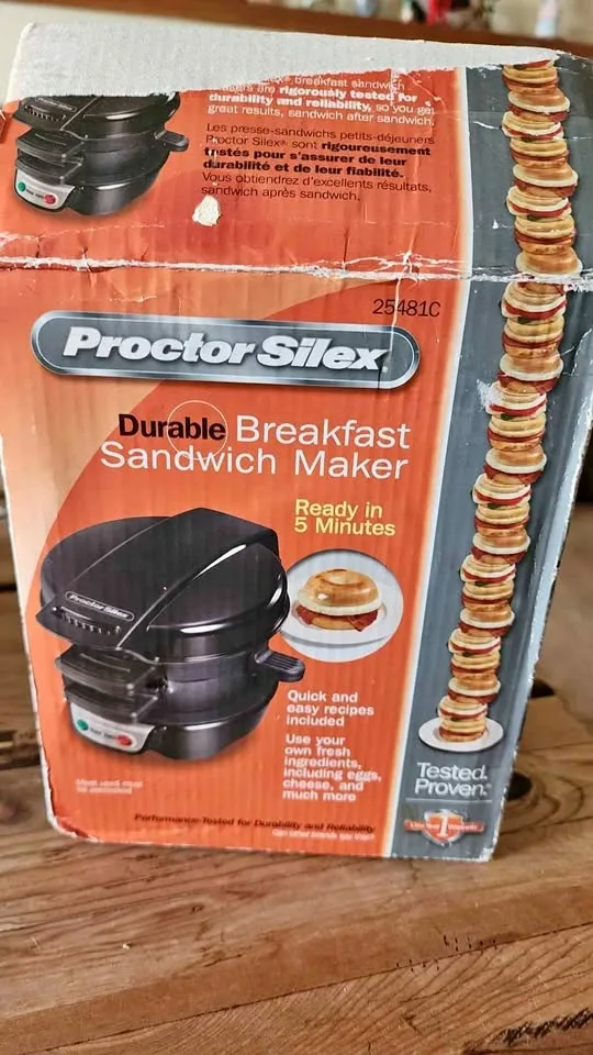 Brand new breakfast sandwich maker